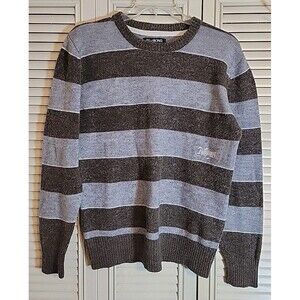 VTG Billabong Sweater Mens L Wool Grunge Y2K Knit Surf Skate Emo Striped